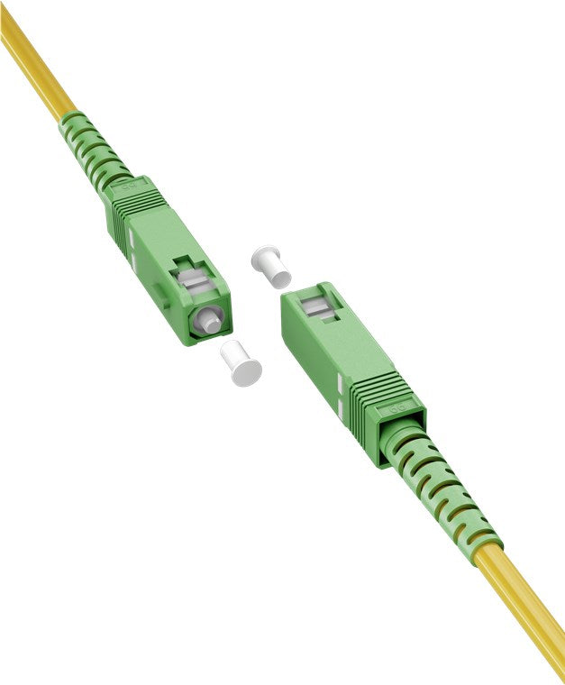 Fiber Optic Patch Cable, SC-APC (8°) SC-APC, Yellow